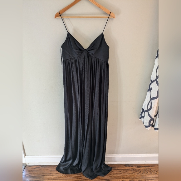 Sachin & Babi Jessica Black Maxi Slip Gown Size 6 - Picture 4 of 7